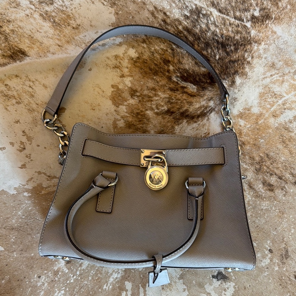 Michael Kors Gray Shoulder Bag